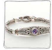 bali amethyst bracelet