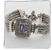 bali isle amethyst bracelet