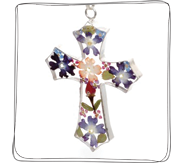 garden bouquet cross